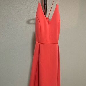 Charlotte Russe Strapless Coral Dress